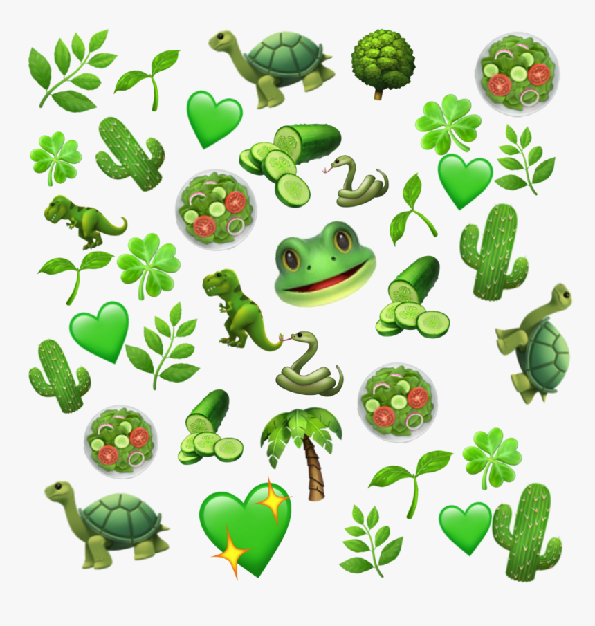 #iphone #emoji #iphones #emojis #iphoneemoji #iphonesemojis - Iphone Green Emoji Aesthetic, HD Png Download, Free Download