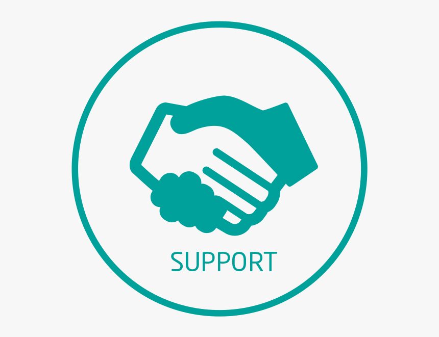 Transparent Hand Shake Icon Png - Support Hand Icon Png, Png Download, Free Download