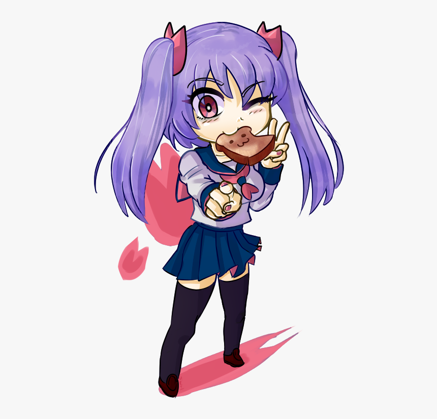 Transparent Anime Girl - Anime Girl Chibi Png, Png Download, Free Download