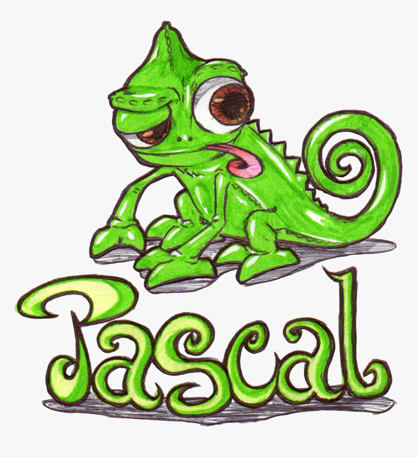 Chameleon Clipart Rapunzel Pascal - Pascal Rapunzel, HD Png Download, Free Download