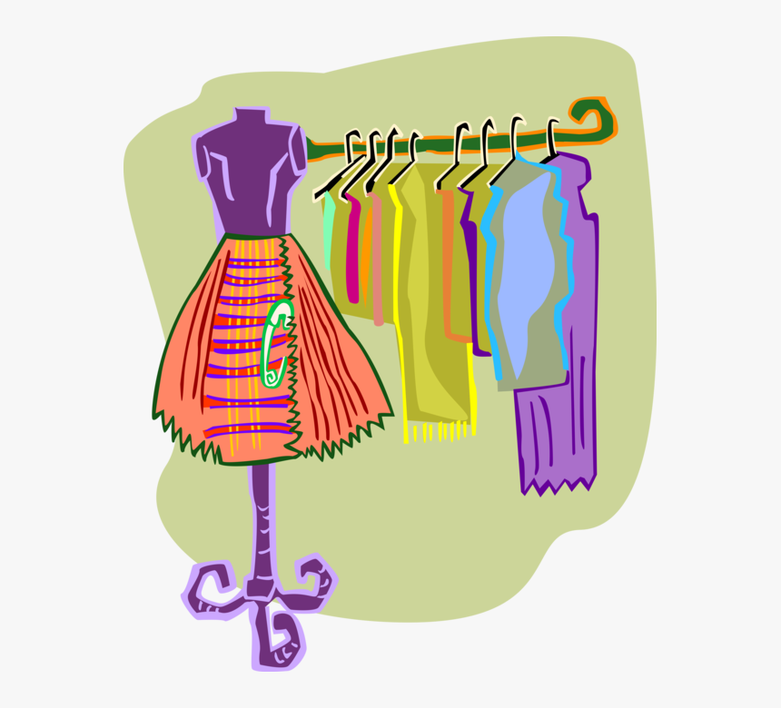 Transparent Clothespin Clipart - Fashion Clothes Vector Png, Png Download, Free Download