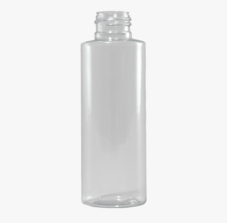 4 Oz Clear Pvc Plastic Cylinder Bottle, 24-410 - Glass Bottle, HD Png Download, Free Download