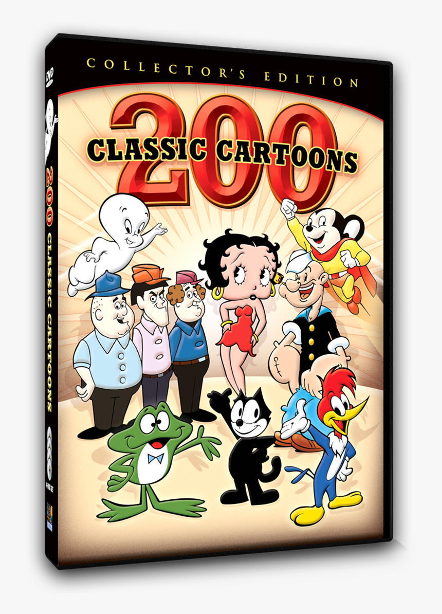 200 Classic Cartoons Dvd, HD Png Download, Free Download