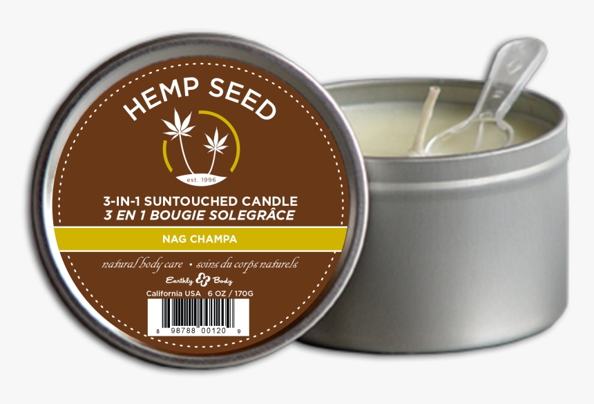 6oz Nag Champa Round Candle , Png Download - Earthly Body, Transparent Png, Free Download