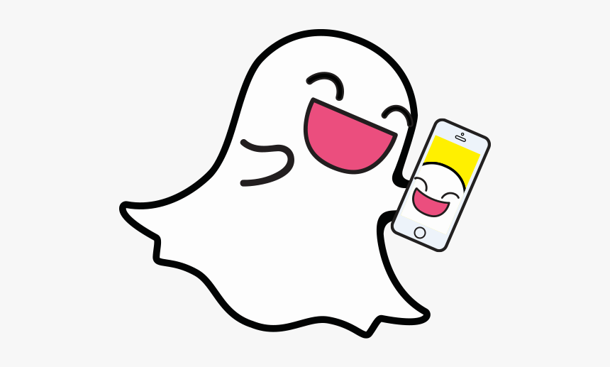 Snapchat Clipart Snapchat Ghost - Transparent Snapchat Ghost Icon, HD Png Download, Free Download