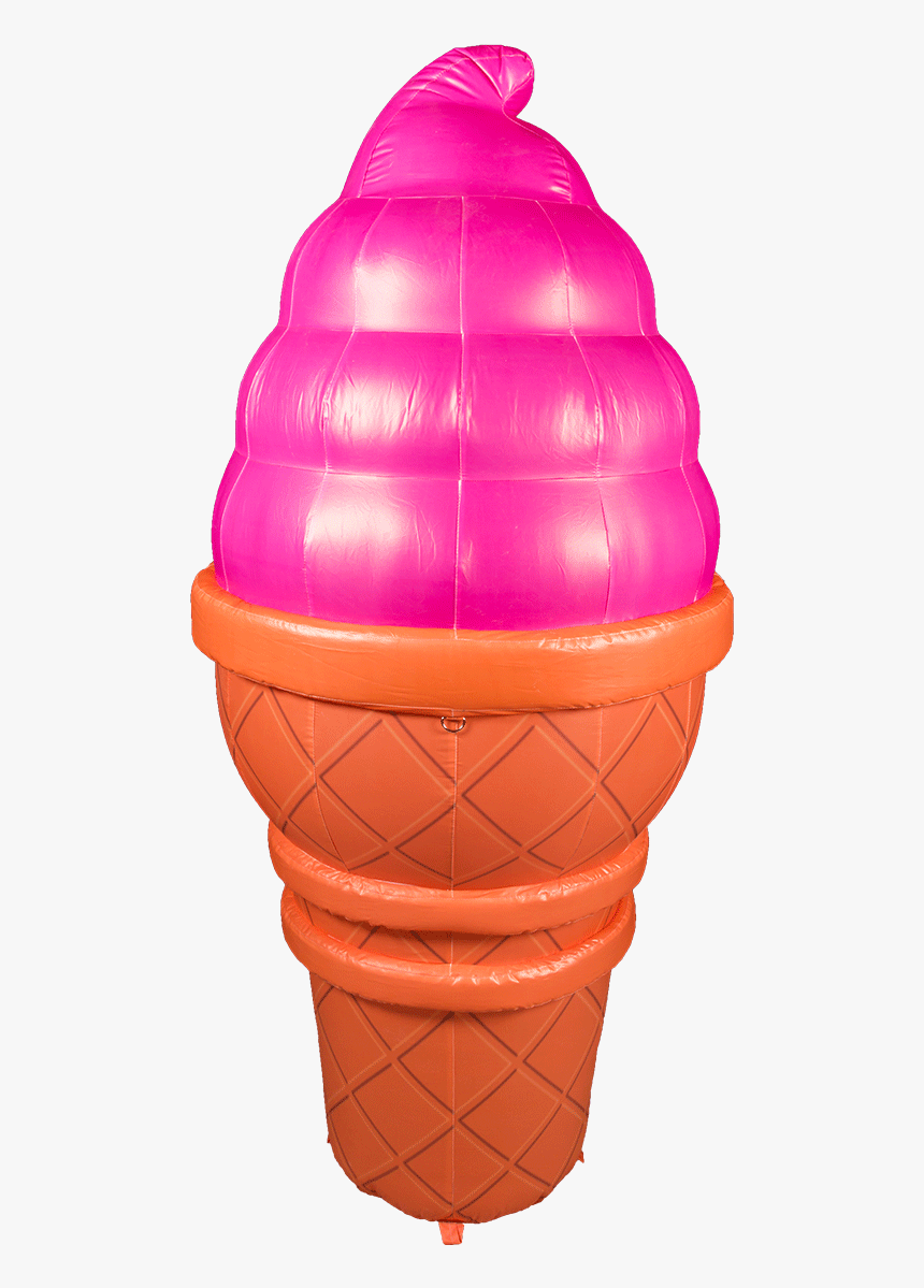 Inflatable Ice Cream Cone - Soy Ice Cream, HD Png Download, Free Download