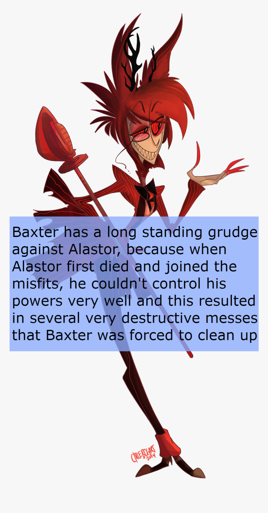 Transparent Grudge Png - Alastor And Baxter Hazbin Hotel, Png Download, Free Download