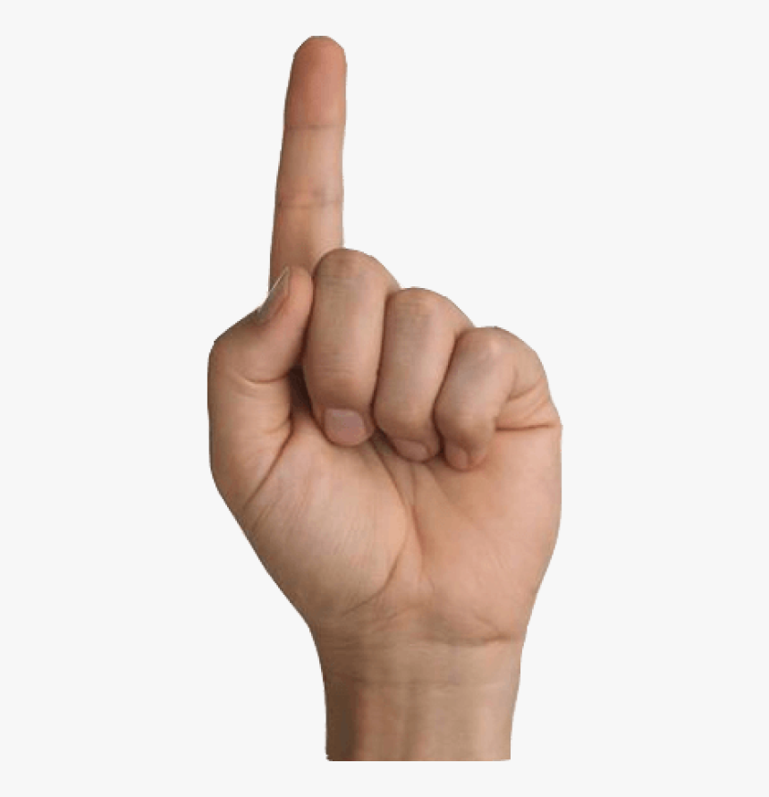 Finger Png Image"
										 Title= - Hand One Finger Png, Transparent Png, Free Download