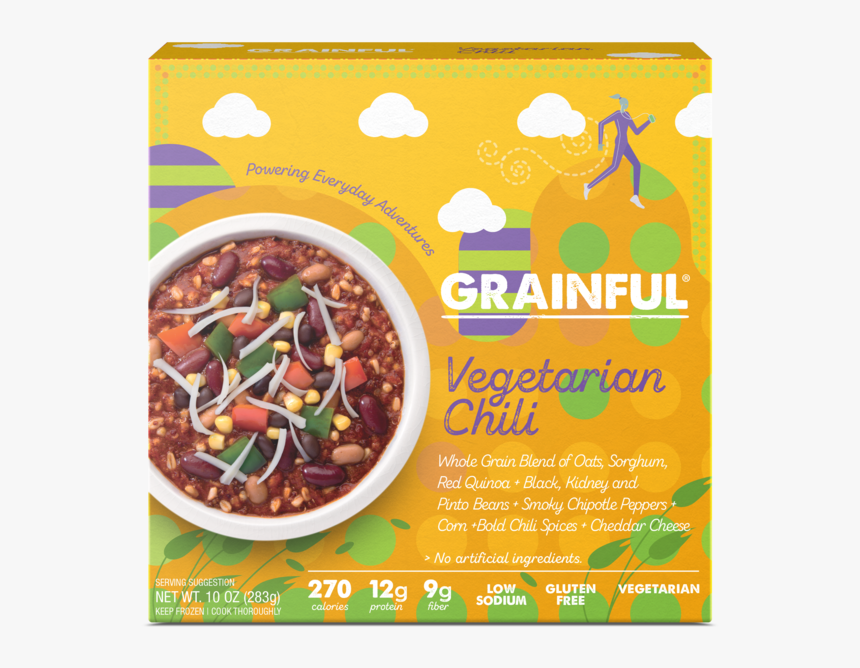 Veggie Chili Heads Up Pic - Grainful Vegetarian Chili, HD Png Download, Free Download