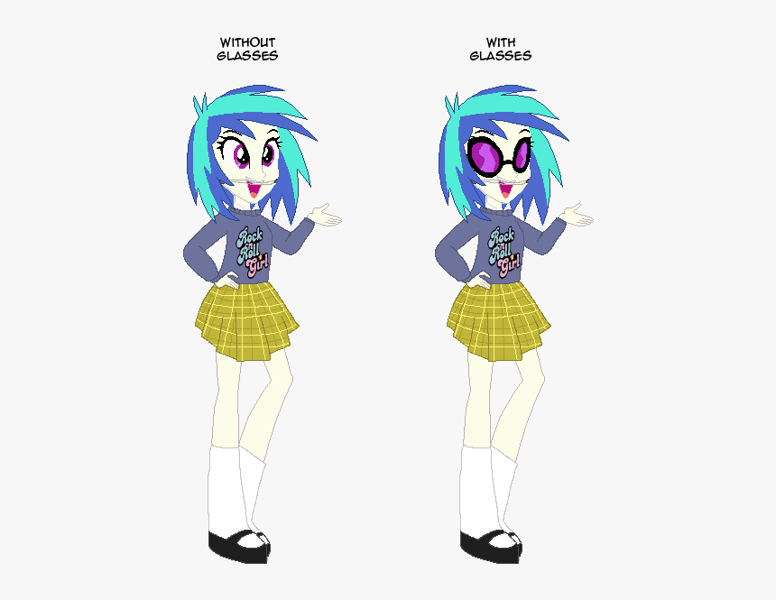 Human Vinyl Scratch As Darla Sherman - Human Vinyl Scratch, HD Png Download, Free Download