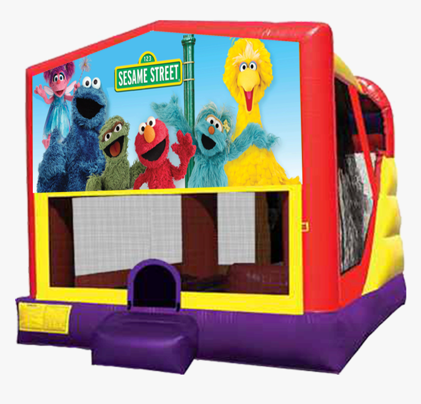 Xl Sesame Street Elmo Combo - Dumbo Bounce House, HD Png Download, Free Download