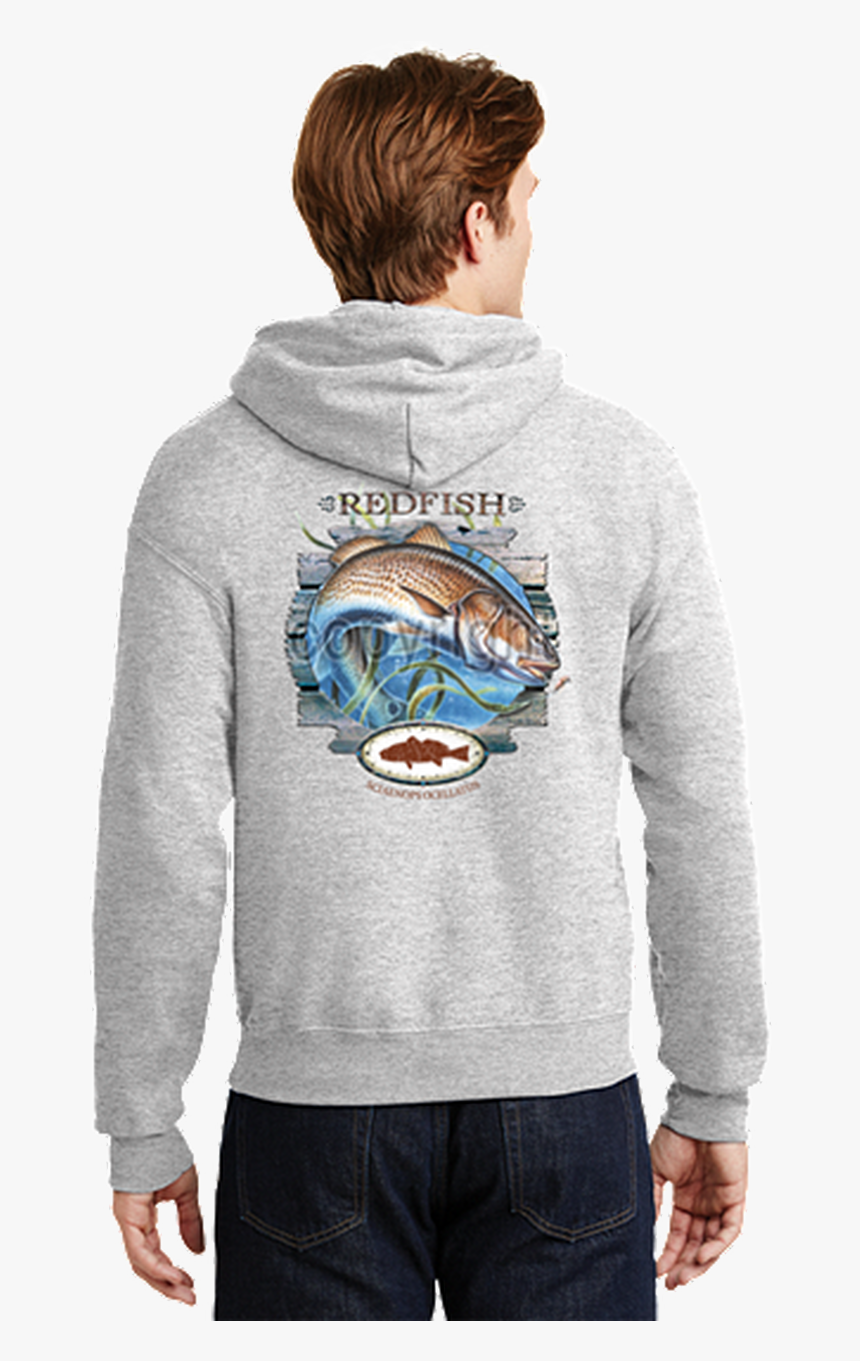 Red Fish Hoodie - Hoodie, HD Png Download, Free Download