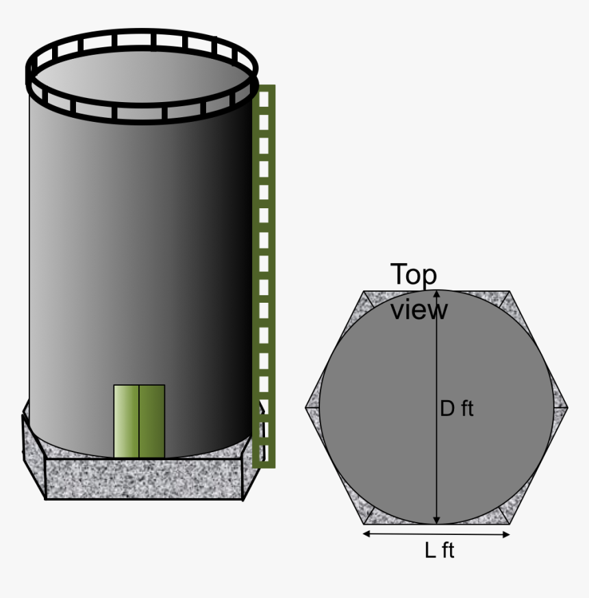 Foundation Of Concrete Silo, HD Png Download, Free Download