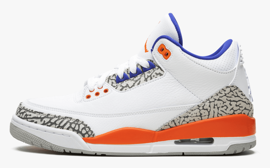 Air Jordan 3 Knicks - Jordan 3's, HD Png Download, Free Download