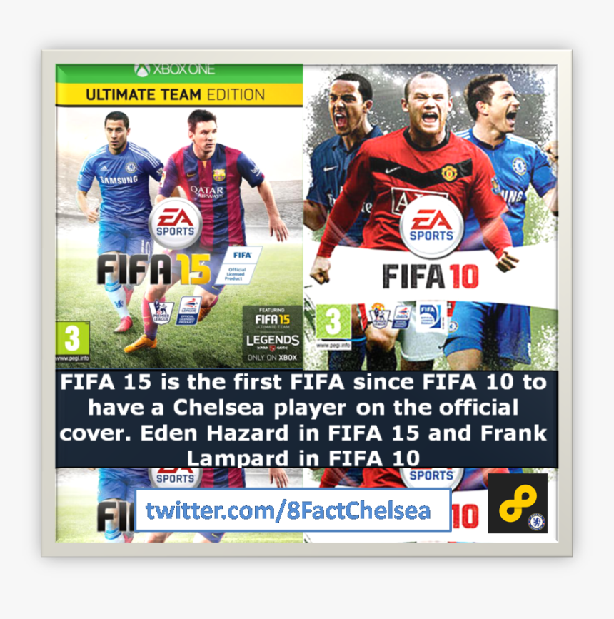 Transparent Eden Hazard Png - Fifa 15 Cover Uk, Png Download, Free Download