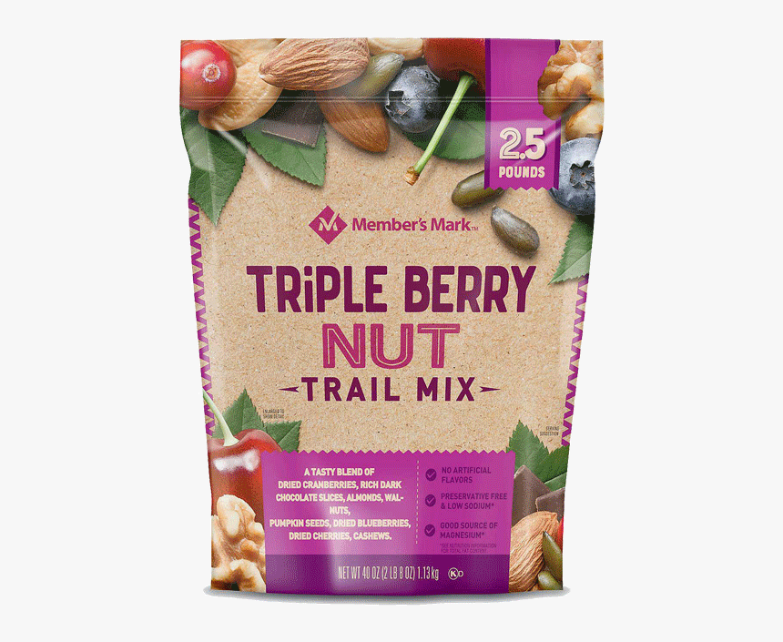 Member's Mark Triple Berry Nut Trail Mix, HD Png Download, Free Download