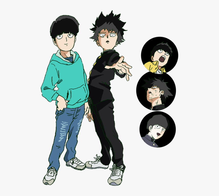 Transparent Mob Psycho 100 Png - Mob Psycho 100 Character Design, Png Download, Free Download