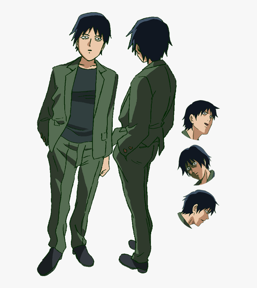 Anime, Kameda Yoshimichi, Bones , Mob Psycho 100, - Mob Psycho 100 2 Characters, HD Png Download, Free Download