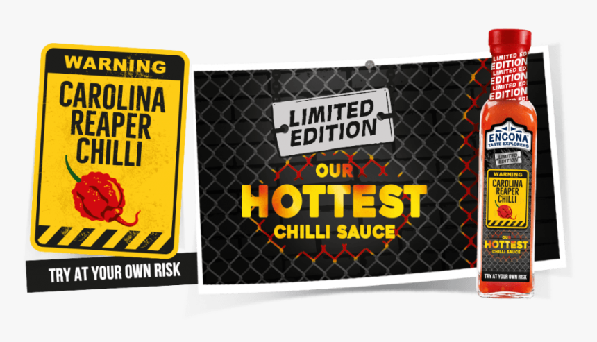 Image Showing Encona Carolina Reaper Chilli Sauce And - Encona Carolina Reaper Chilli Sauce, HD Png Download, Free Download