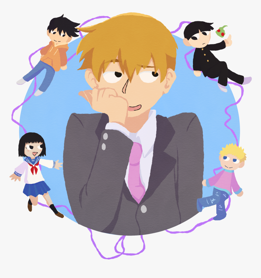 Reigen Psycho - Cartoon, HD Png Download, Free Download