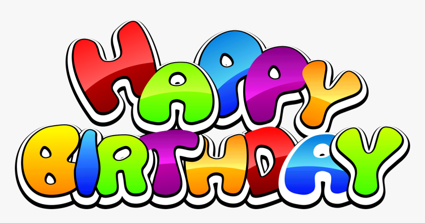 Transparent Woohoo Clipart - Happy Birthday Words Png, Png Download, Free Download