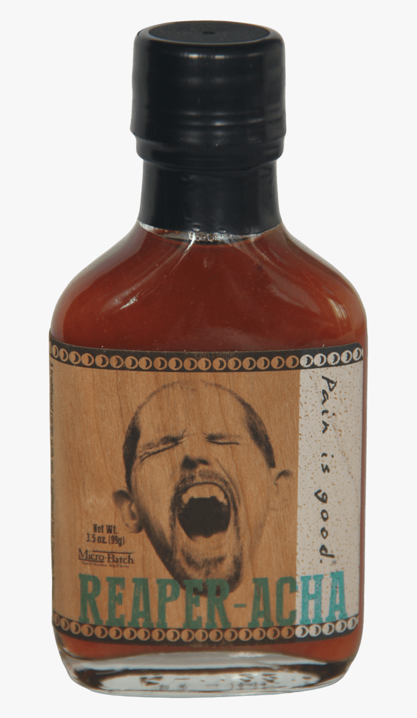 Pain Is Good Reaper-acha Hot Sauce 99g - Glass Bottle, HD Png Download, Free Download