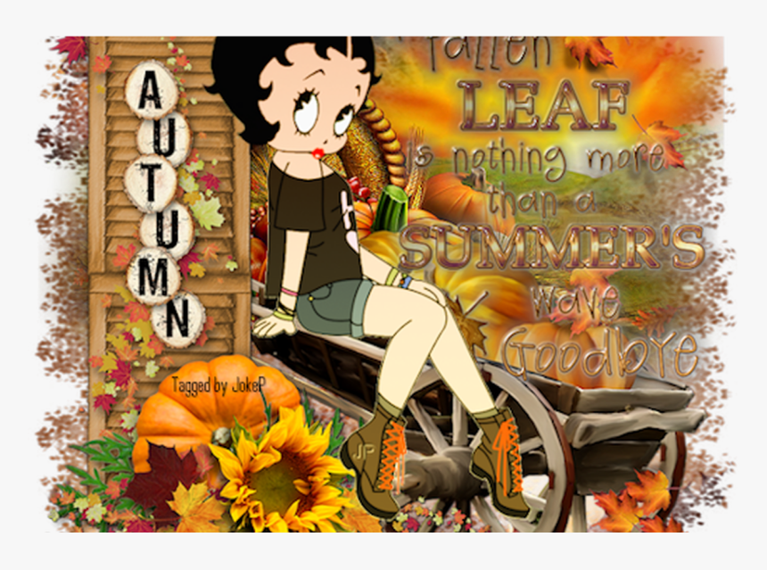 Pin By Joke Peeman On Betty Boop Autumn Pinterest Betty - Cartoon, HD Png Download, Free Download