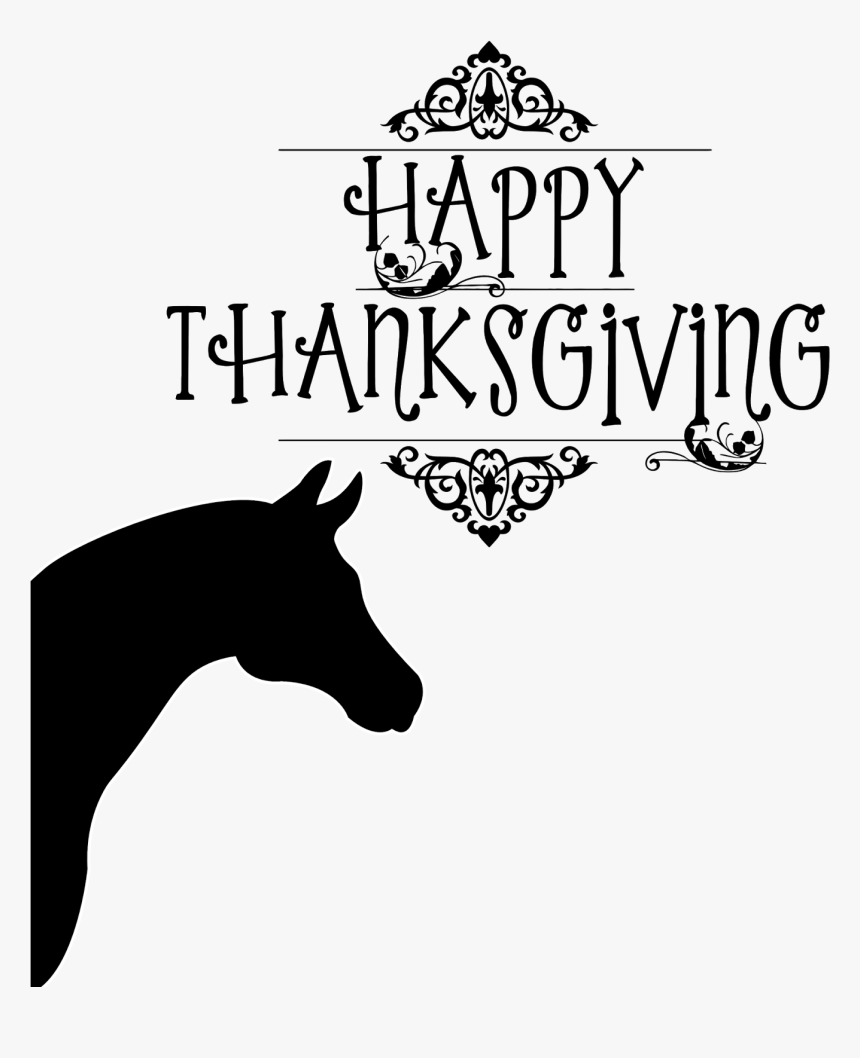 Thanksgiving Clipart Black And White, HD Png Download, Free Download