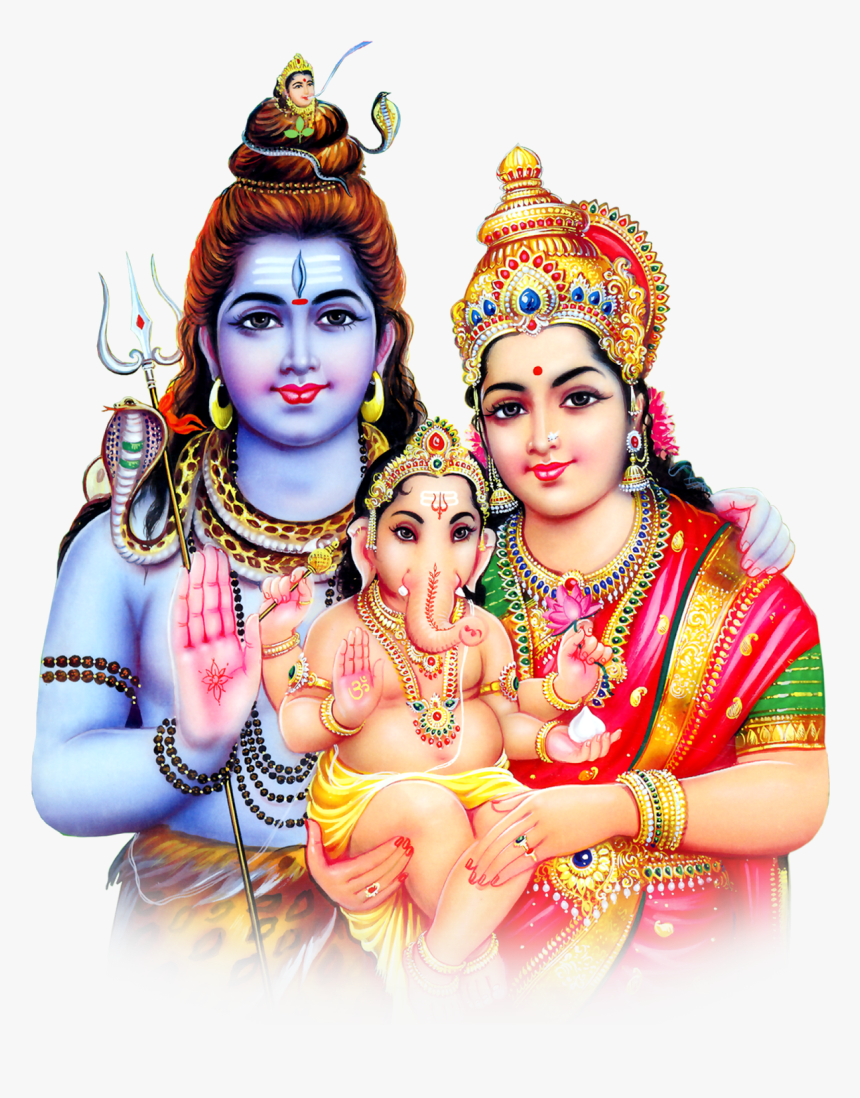 Hindu Gods Png - Shiva Parvathi Images Png, Transparent Png, Free Download