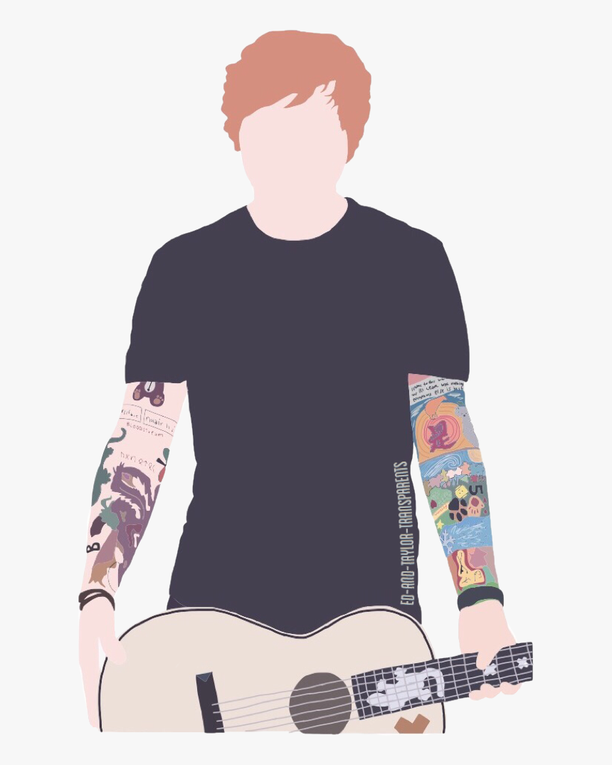 Ed Sheeran Drawing Transparent Tattoos Guitar Pls Like - Ed Sheeran Png Draw, Png Download, Free Download