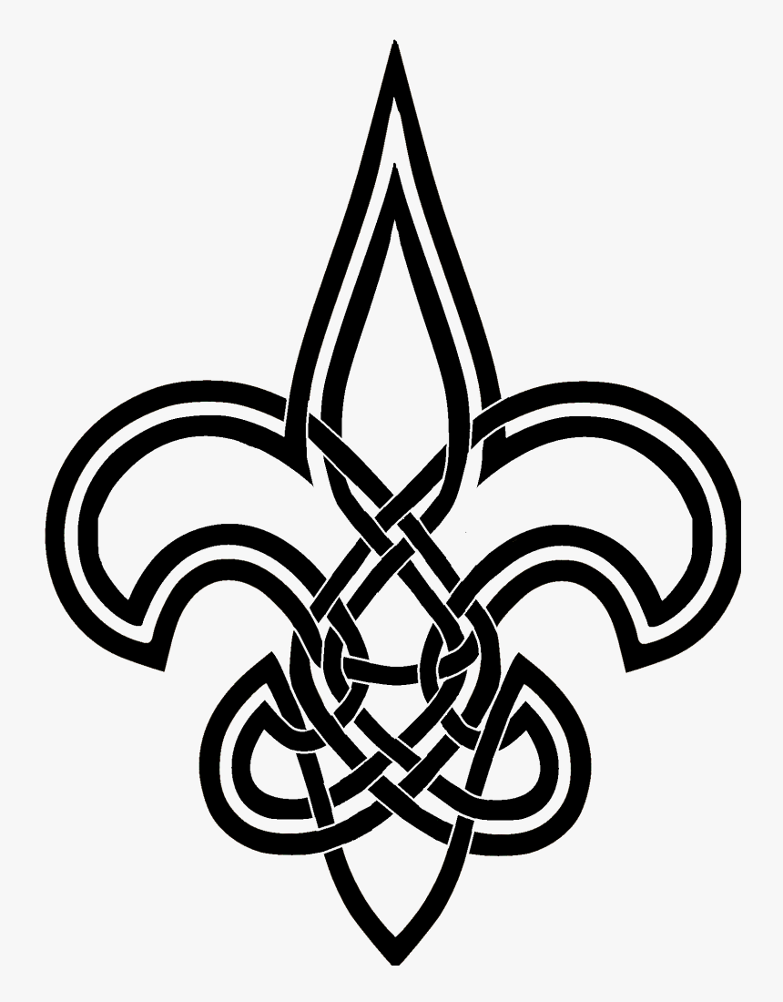 Saints Fleur De Lis Stencil - New Orleans Saints Iphone, HD Png Download, Free Download