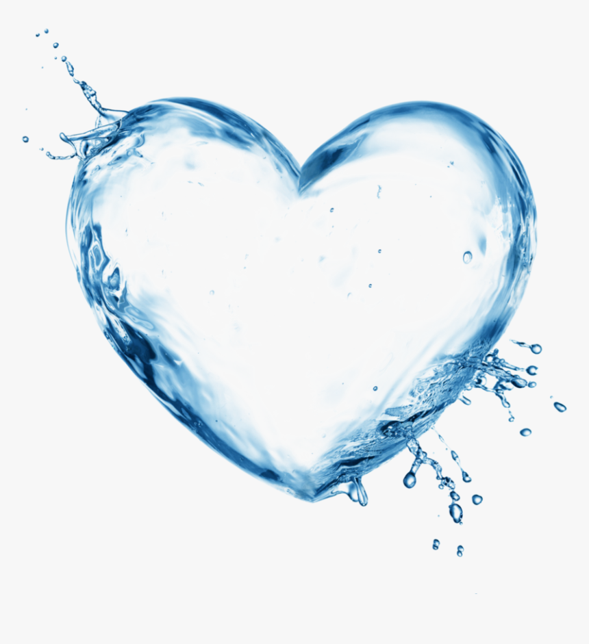 Download Love Png Picture - Transparent Water Heart Png, Png Download, Free Download