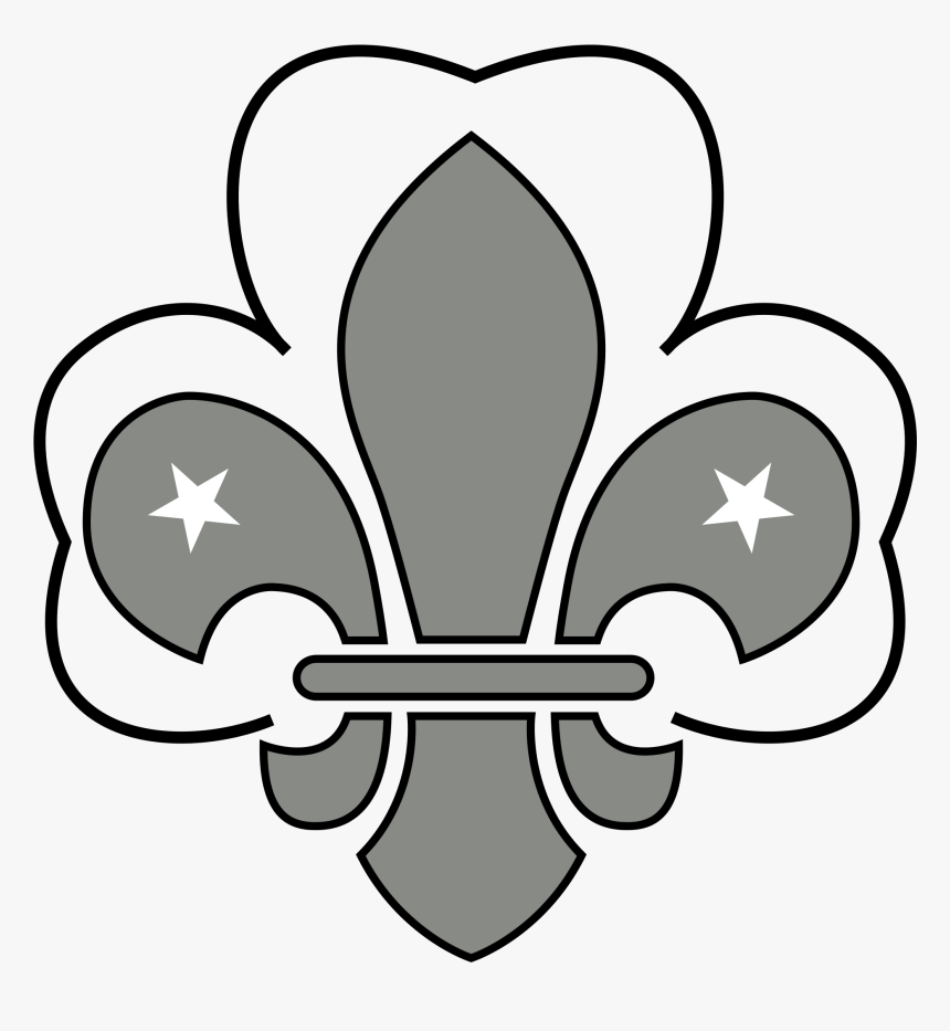 Filewikiproject Scouting Fleur De Lis Greyscale - Scouts In Exile, HD Png Download, Free Download