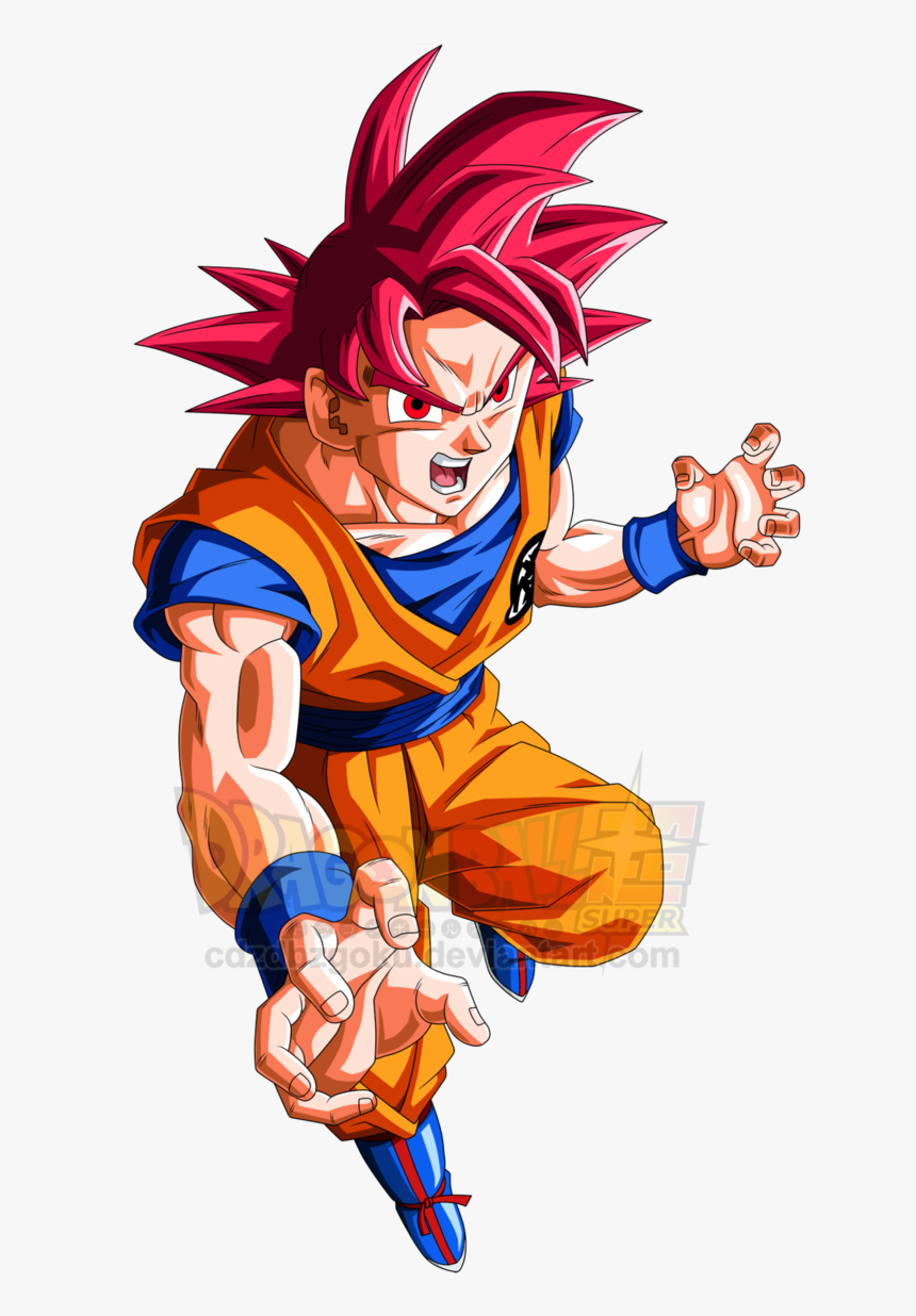 Gods - Goku Ssj God Png, Transparent Png, Free Download