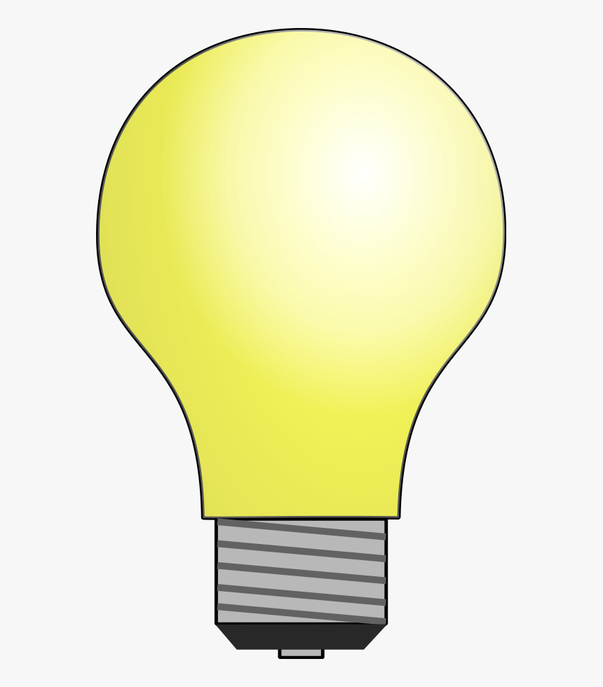 Light Bulb Svg Clip Arts - Light Bulb No Light, HD Png Download, Free Download