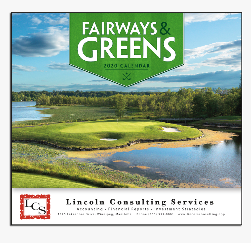 Picture Of Fairways & Greens Wall Calendar - Advertising, HD Png Download, Free Download