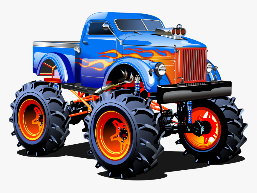 Car Truck Stock Photography - Monster Truck Vector, HD Png Download, Free Download