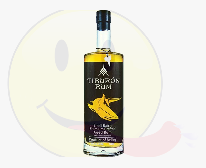 Tiburon Rum - Glass Bottle, HD Png Download, Free Download