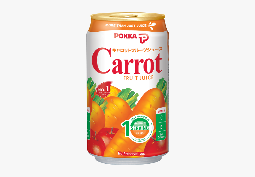 Carrot Fruit Juice - Pokka Carrot Fruit Juice, HD Png Download, Free Download