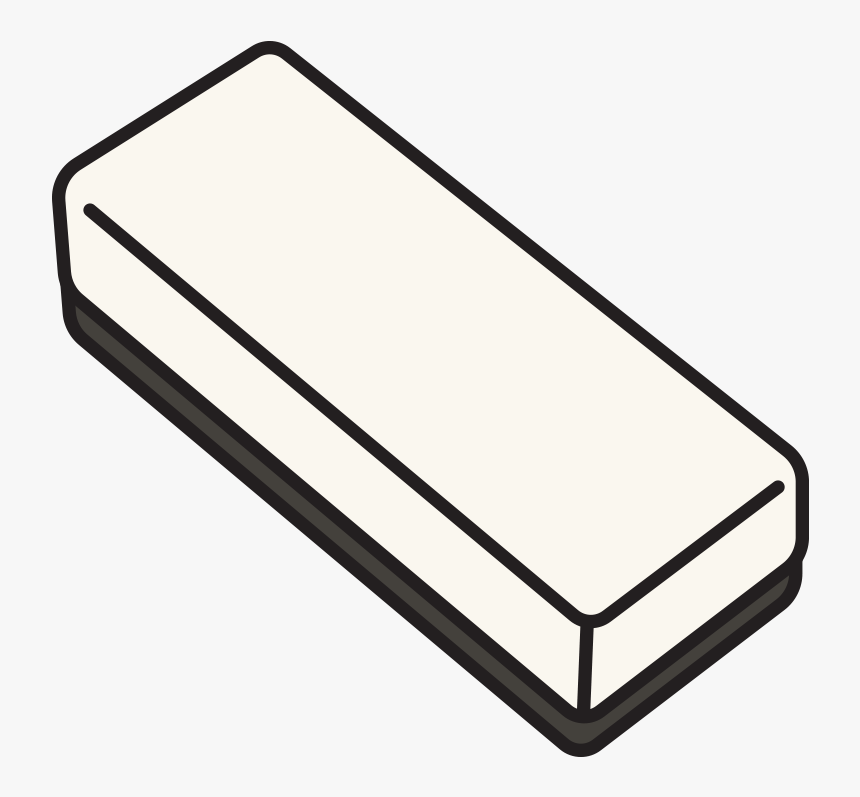 Esl Library - Board Eraser Clipart Black And White, HD Png Download, Free Download