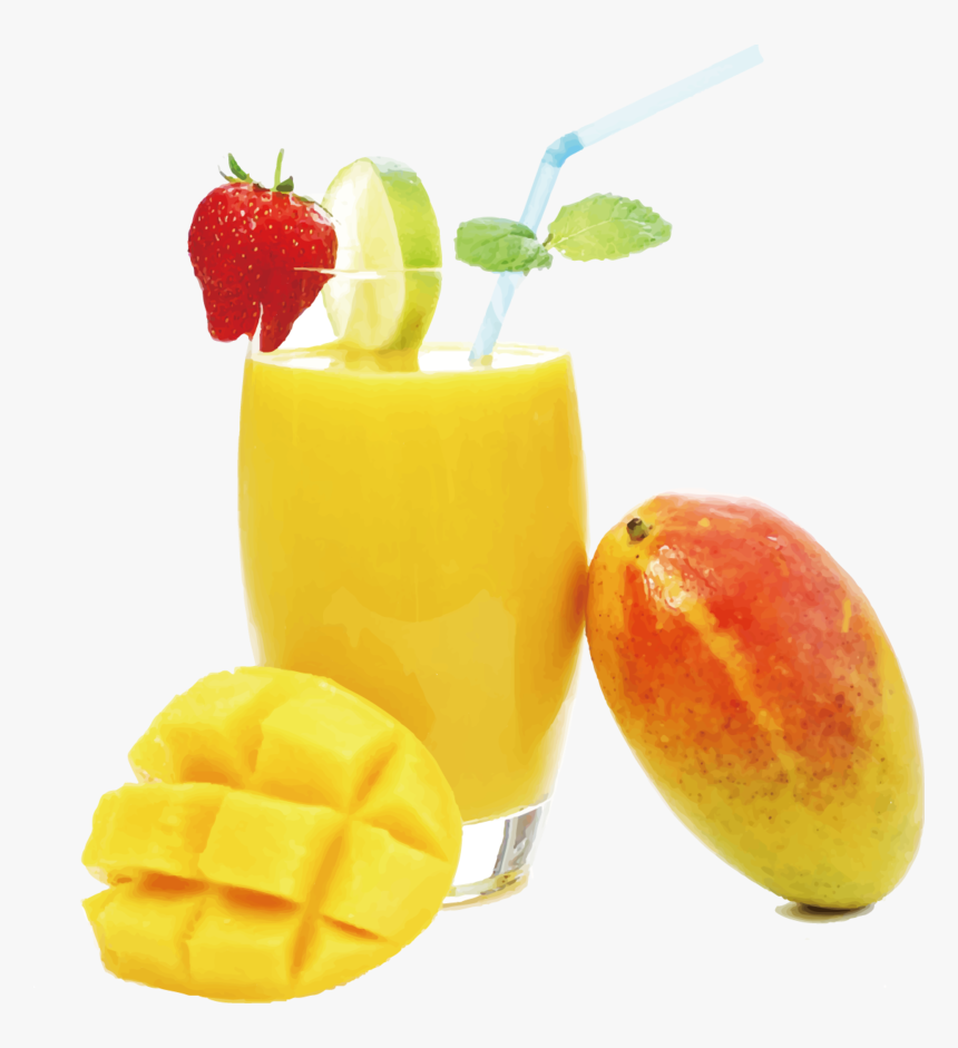 Mango Juice Glass Png, Transparent Png, Free Download