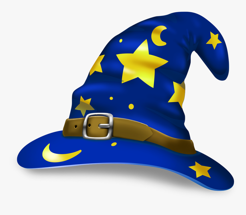 Wizard Clipart Cap - Transparent Wizard Hat Png, Png Download, Free Download