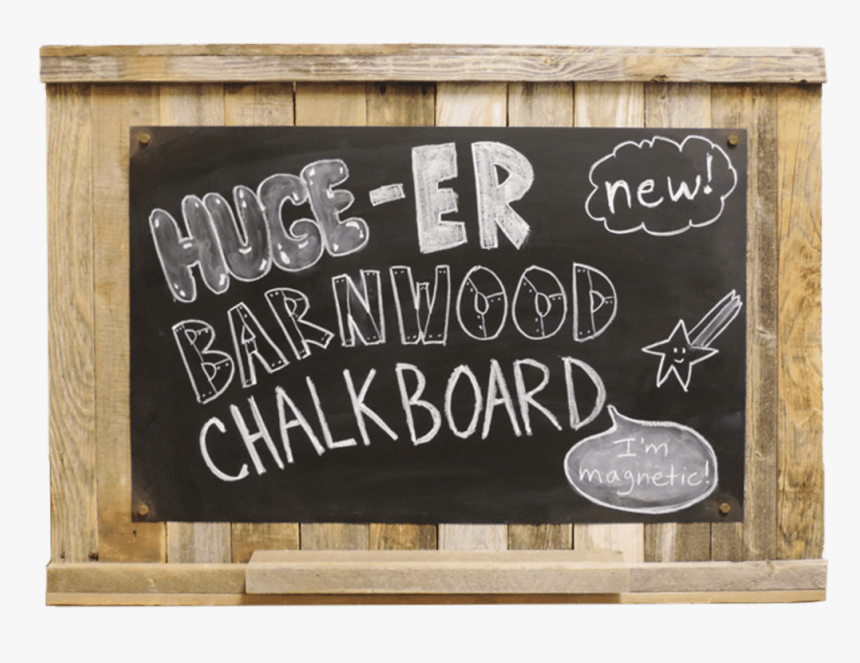 20″ X 30″ Rustic Barnwood Chalkboard - Blackboard, HD Png Download, Free Download
