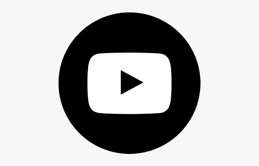 Logo Black Youtube Png - Icon Fb Youtube Gray, Transparent Png, Free Download