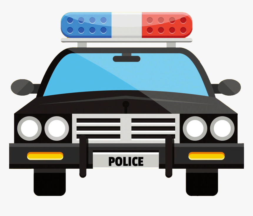 Police Car Clip Art - Cartoon Cop Car Png, Transparent Png, Free Download