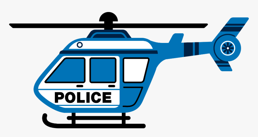 Bombeiros E Pol Cia - Police Helicopter Cartoon Png, Transparent Png, Free Download