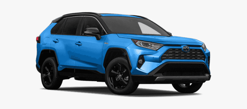 Blue Toyota Rav4 Suv Rental Car Png Toyota Rav4 Xse Hybrid Transparent Png Kindpng