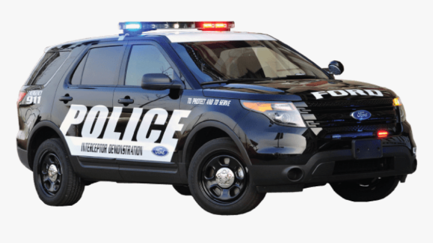 Police Car Transparent - Ford Cop Car, HD Png Download, Free Download