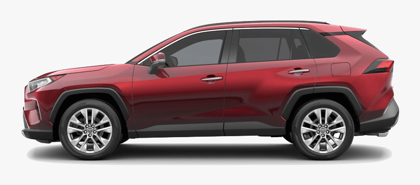 A Red 2019 Toyota Rav4 - 2019 Toyota Rav4 Hv, HD Png Download, Free Download