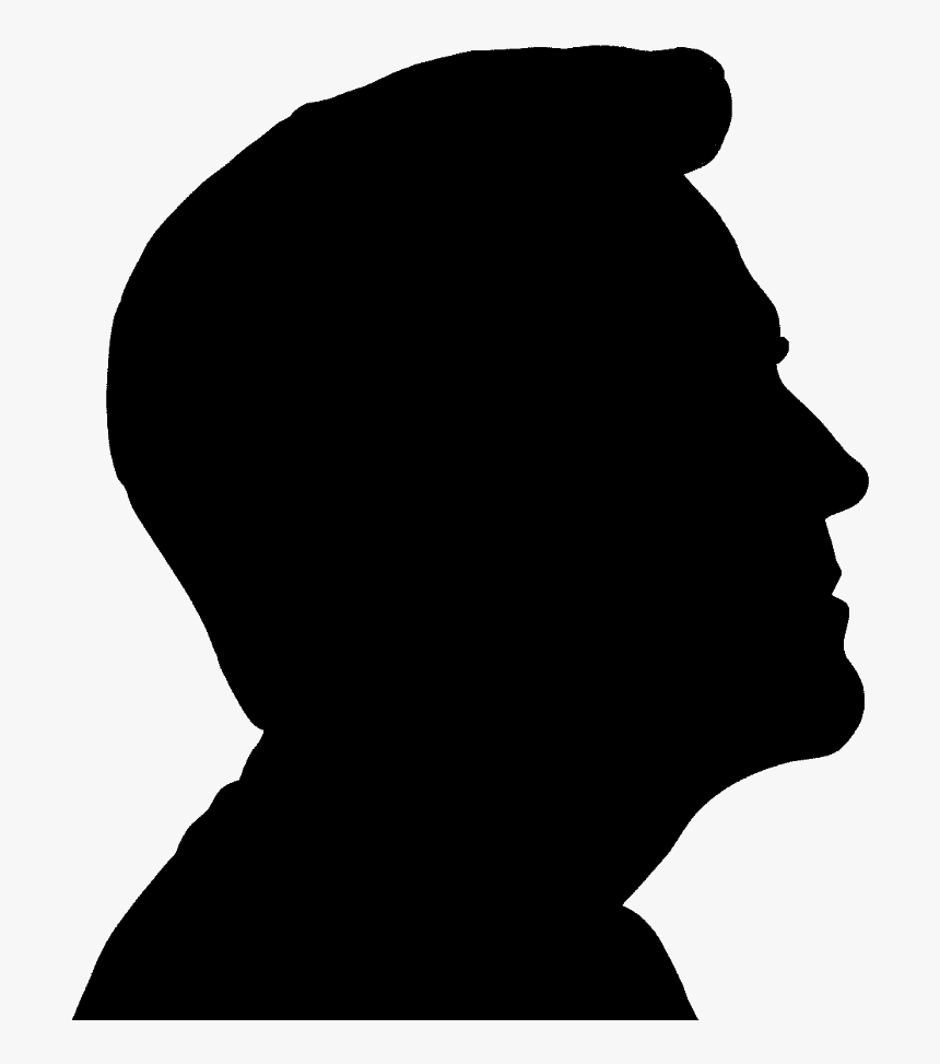 Silhouette Royalty-free Clip Art - Man Side Profile Silhouette, HD Png Download, Free Download